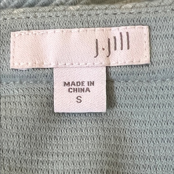 J.Jill Blue Striped Knit Oversized Tunic Dress w/ Pockets Size Small - Picture 7 of 8